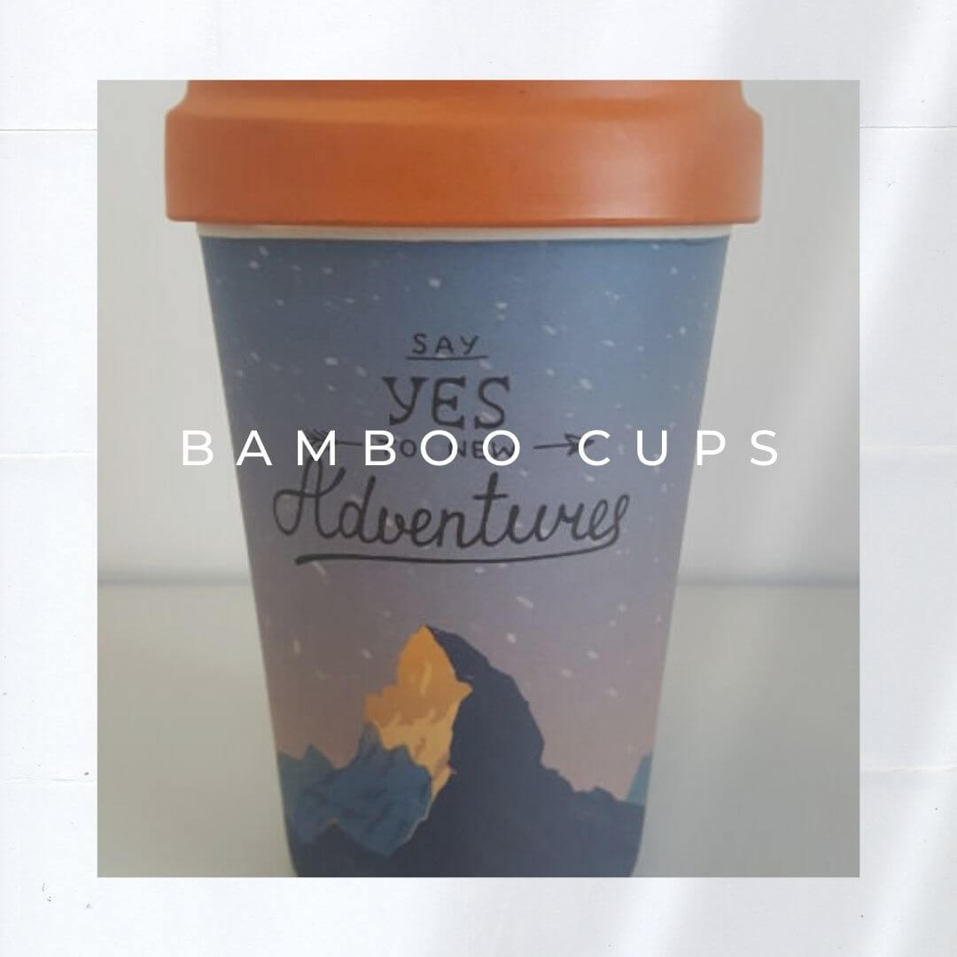 Sustainable product or greenwashing - Bamboo cups. Photo: Seas & Straws
