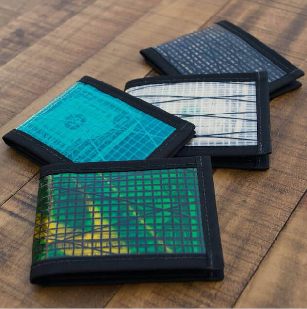 Flowfold Makes Wallets (And More) From Upcycled Sailcloth. Photo: ©flowfold.com