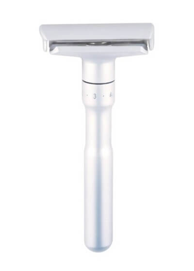 A metal safety razor lasts for years and is waste-free. Photo: ©www.lifewithoutplastic.com