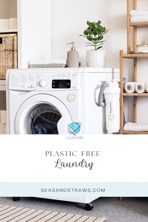 With every wash, our clothes release thousands of harmful microfibers into the environment. Here are 6 simple tips for a plastic-free laundry day.