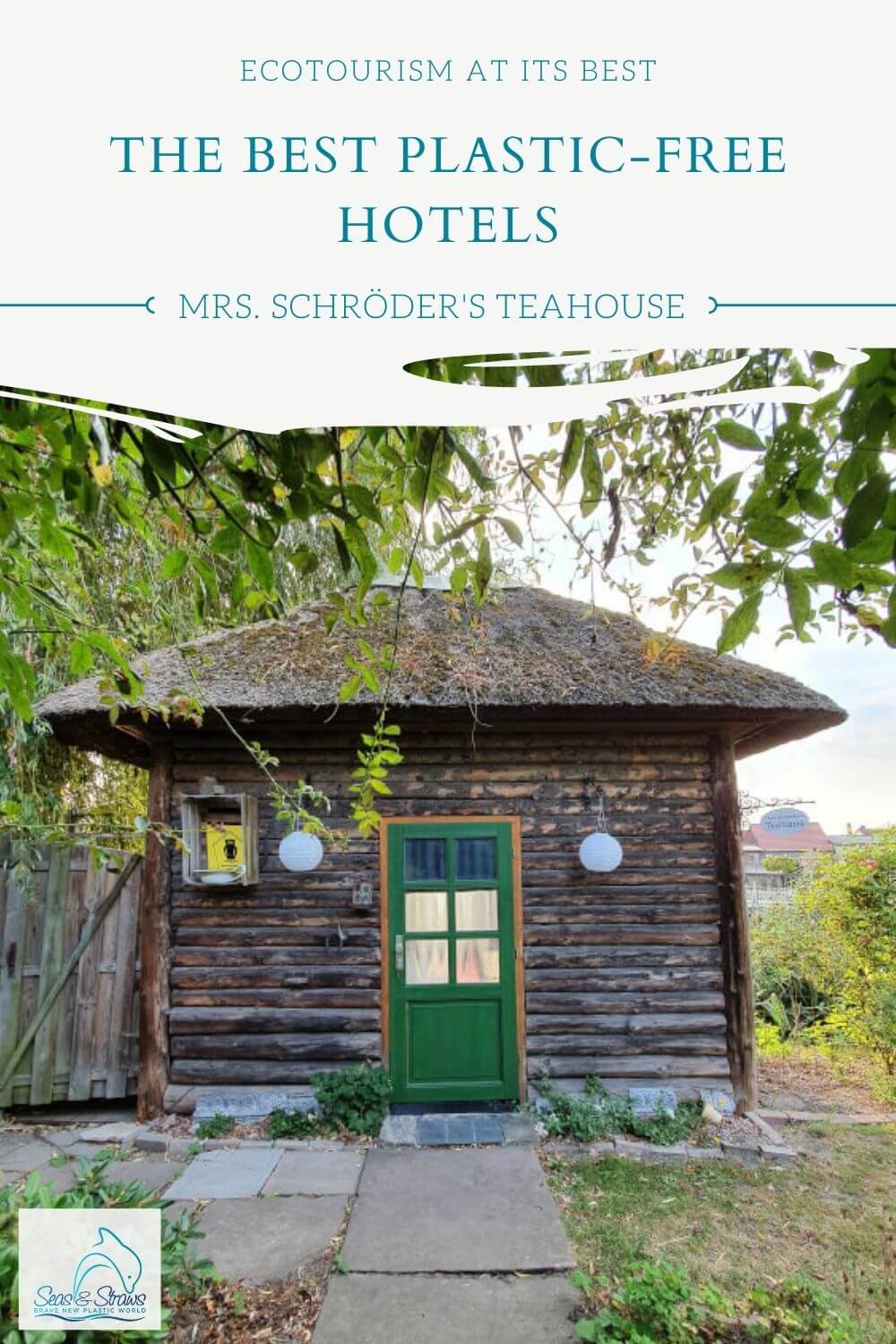 Mrs. Schröder's teahouse is a beautiful, plastic-free tiny house surrounded by extensive gardens. Perfect for the nature-loving guest.