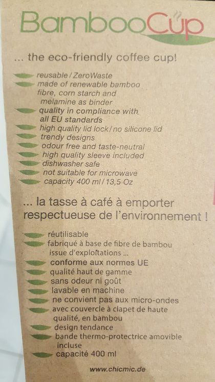 Bamboo Cup Packaging - Seas & Straws