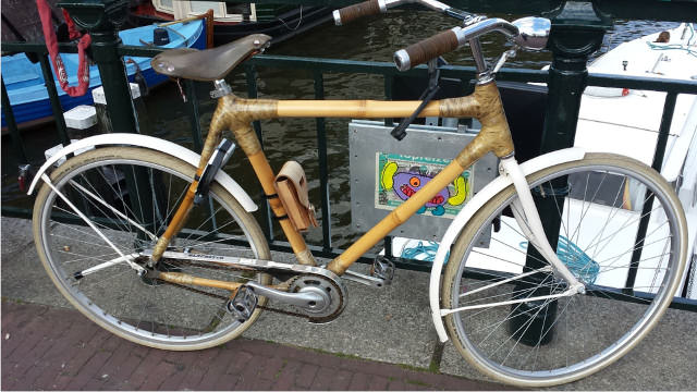 Bike made of bamboo