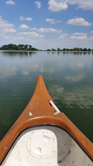 Enjoying the peace and quiet on the Lake Bützow. Photo: ©Seas & Straws