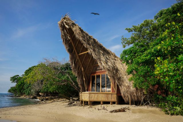 The cabins are made from sustainable materials and do not disrupt the environment. Photo: ©oceanic.global