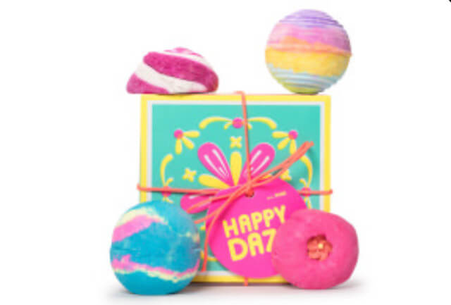 Lush Happy Daze gift set. Photo: © Lush