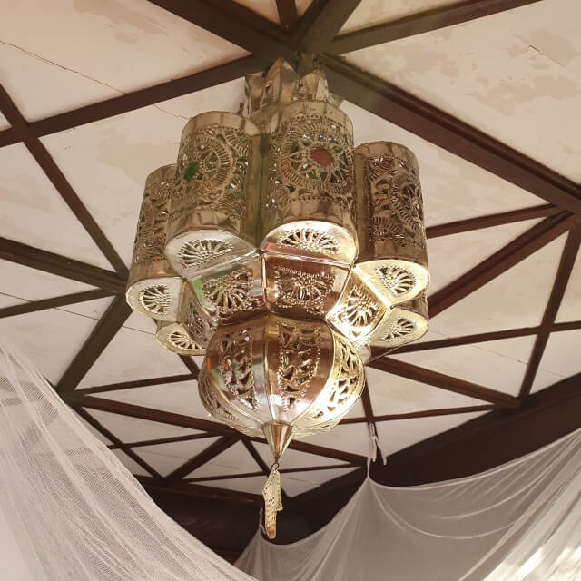 A vintage Moroccan lamp. Photo: ©Seas & Straws