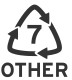 Plastic Recycling Code 7 - Other