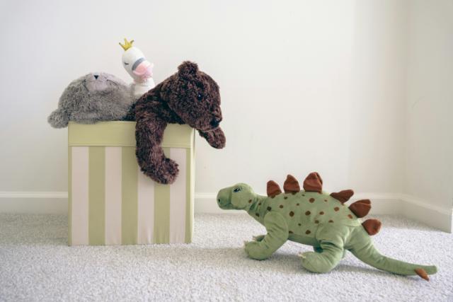 Soft cloth toys are a staple in every toddler's playroom. Look for natural (organic) materials.