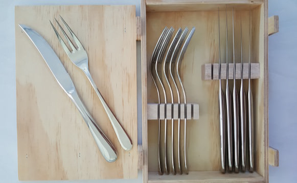 If your cutlery is good quality, it will be made from stainless steel. Photo: Seas & Straws
