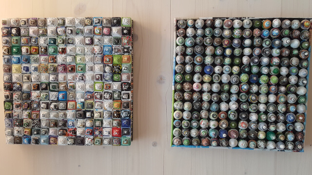 The wall decoration in the Soulmade Hotel. Photo: Seas & Straws.