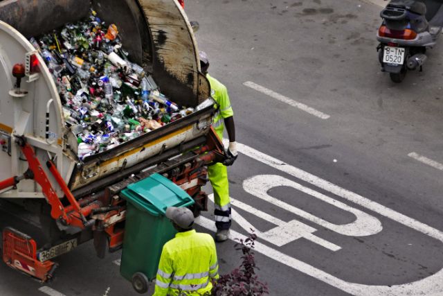 Plastic waste often overwhelms waste management systems, which leads to more waste ending up in the environment.