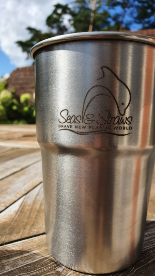 Market your event with branded Enviro-Cups. Photos: ©Seas & Straws