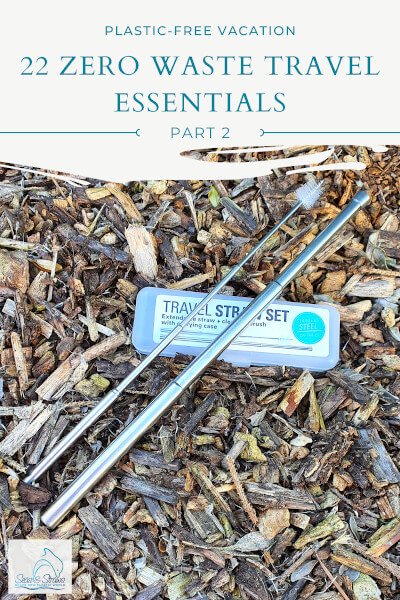 22 Zero Waste Travel Essentials, Part 2. Seas & Straws