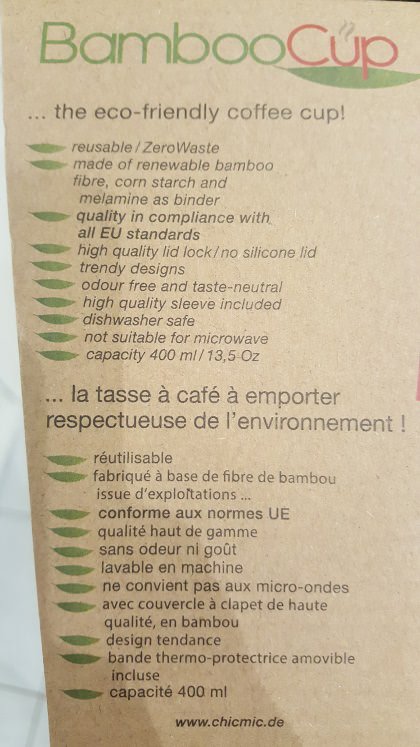 Bamboo Cup Packaging - Seas & Straws