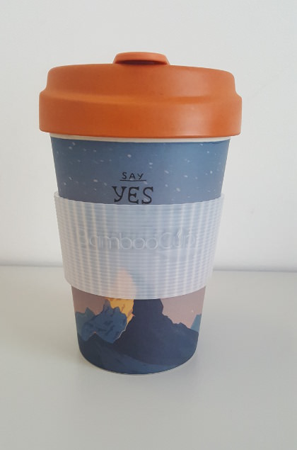 Bamboo Cup with Sleeve. Photo: Seas & Straws