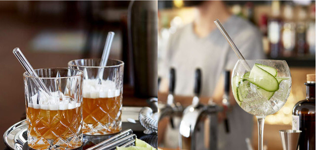 Halm straws look good in every glass. Photo: © Halm
