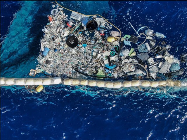 Plastic debris collected in the GPGP by The Ocean Cleanup. Photo: © The Ocean Cleanup