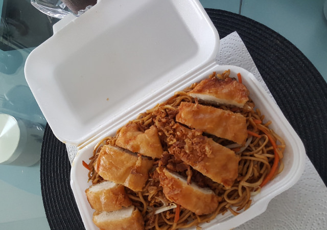 Styrofoam Takeout Container